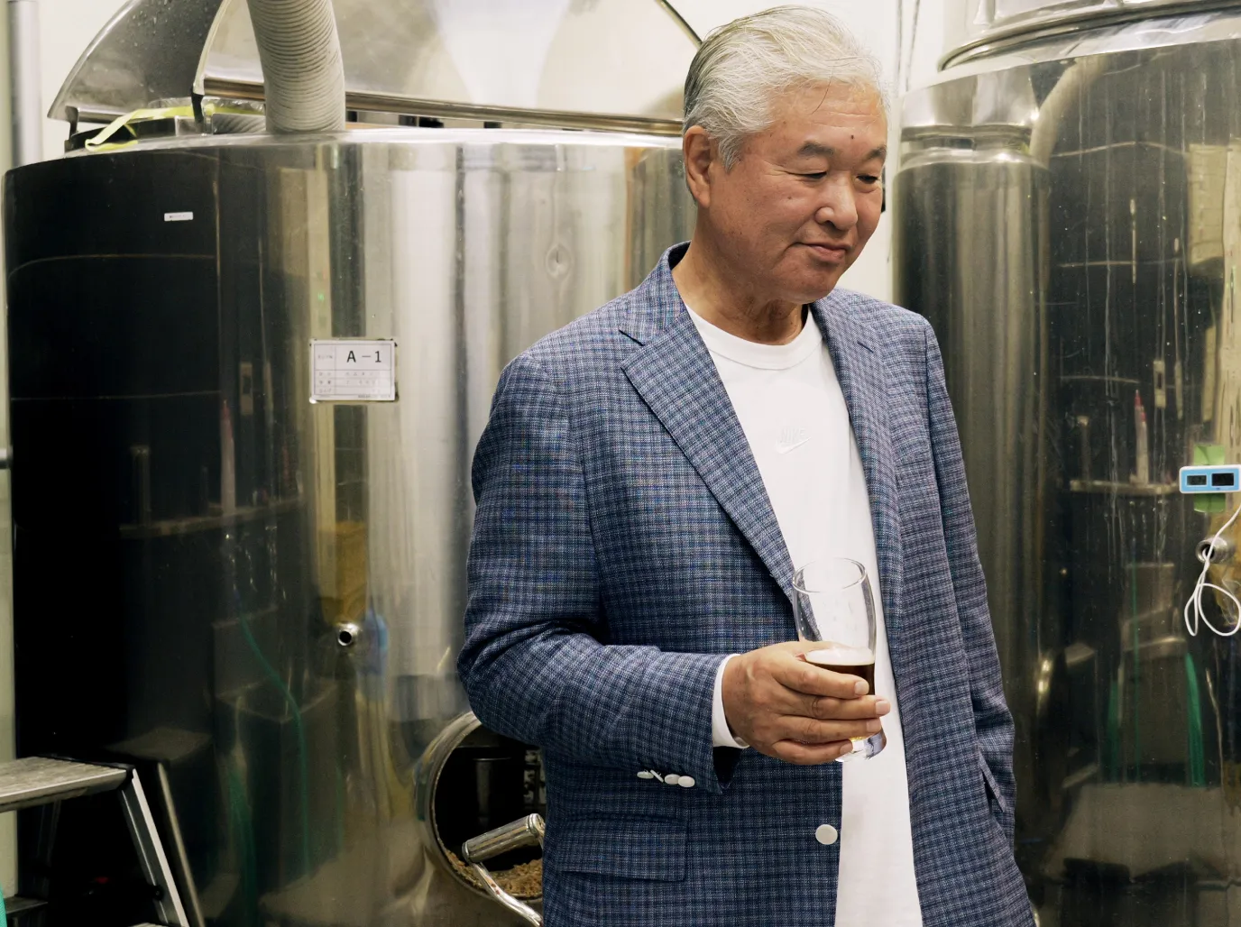 新潟麦酒の醸造風景