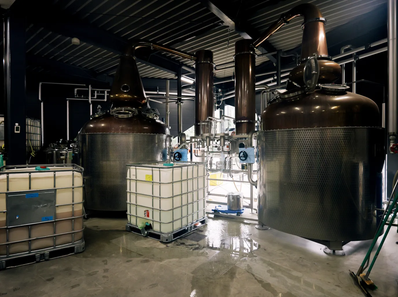 新潟麦酒の醸造設備