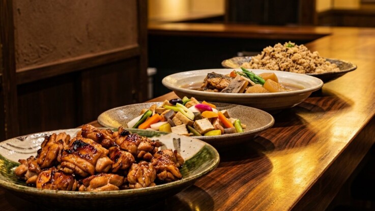 渋谷の隠れ家カラオケバー・スナックで絶品手料理と和のお酒を楽しむ